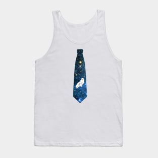 Tie - Owl and stars Tank Top